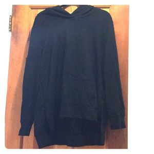 Hi-lo hem hoodie sweatshirt size L